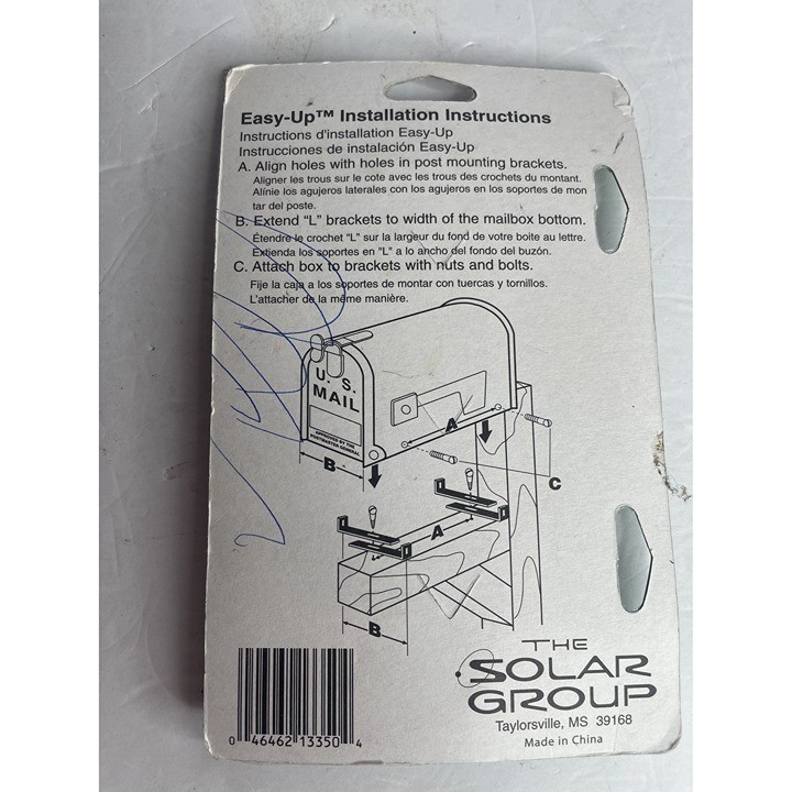 Solar Group MB10 Mailbox Mounting Bracket