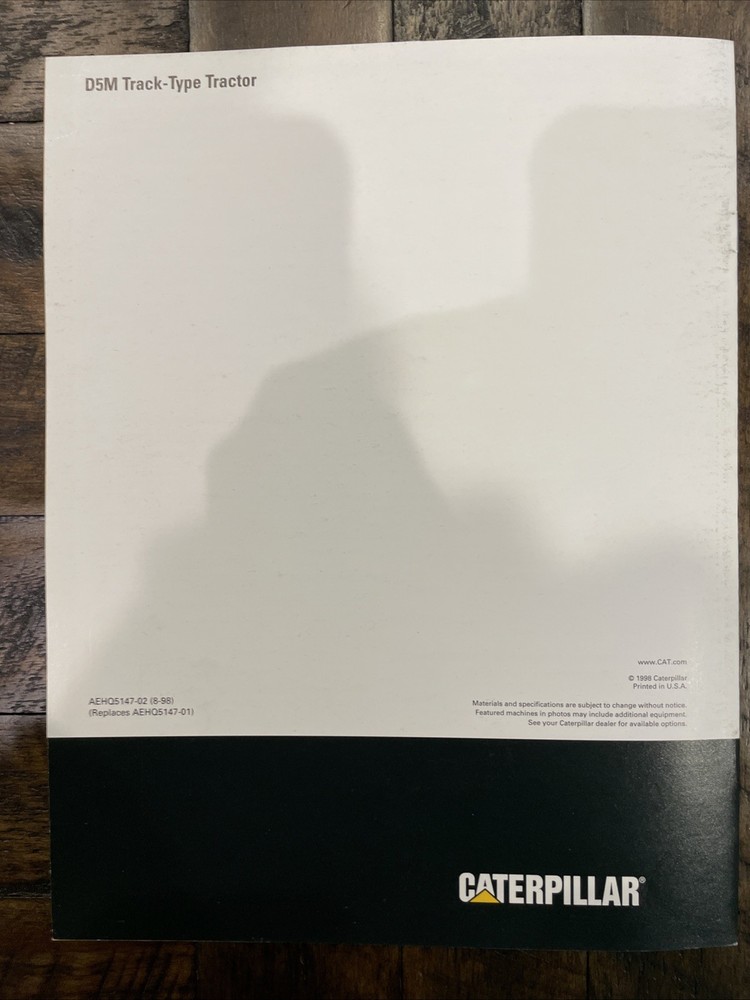 Caterpillar D5M Brochure ‘98