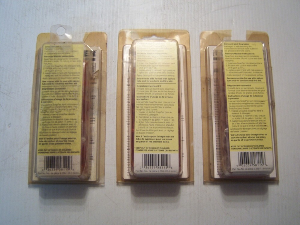 karcher pressure washer soap pacs