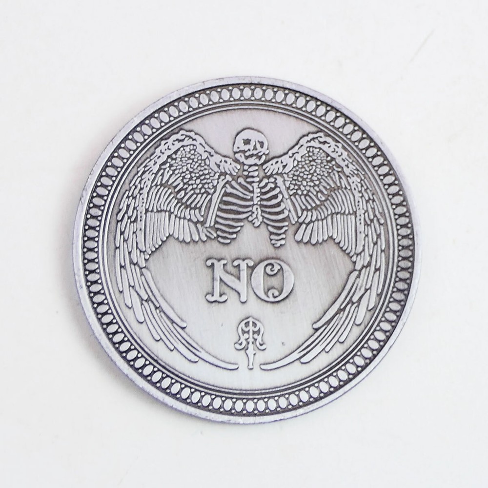 DIVINATION COIN Decision ORACLE TOKEN Prediction Magic Fortune Telling 8 ball