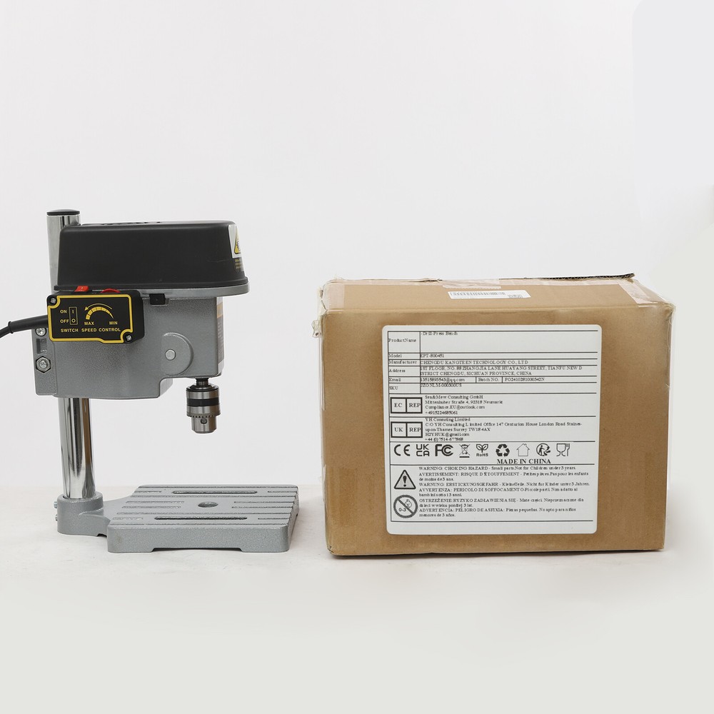 Small Electric Drilling Machine Portable Mini Bench Drill Press Bench Compact