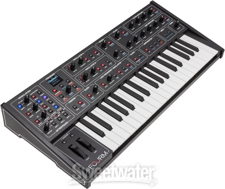 Sequential Fourm Compact Polyphonic Analog Synthesizer