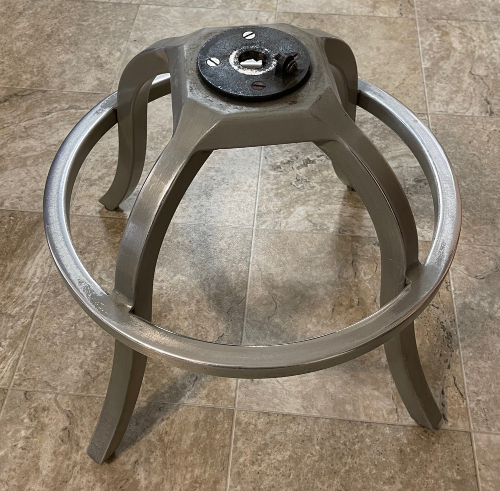 Rare General Fireproofing Goodform Drafting Stool base Mid Century Industrial