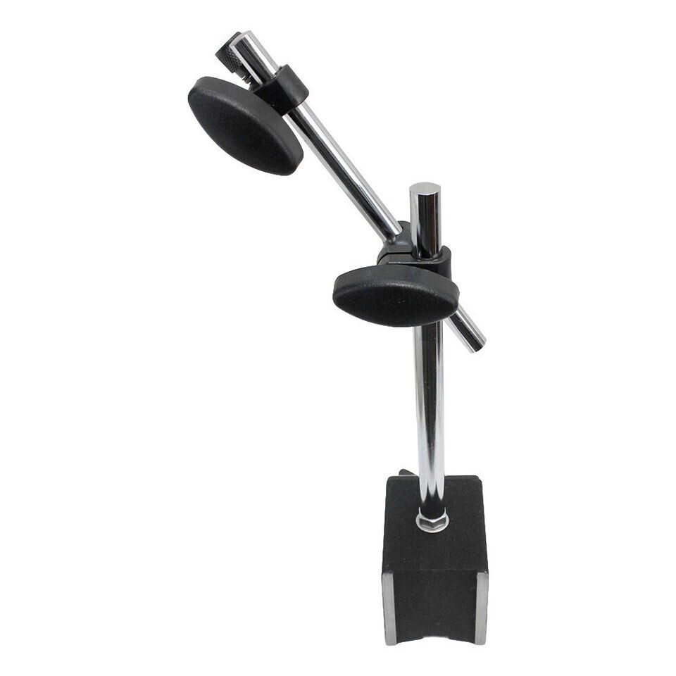 Universal Magnetic Base Holder 132lbs Force & 1" Dial Indicator White Face