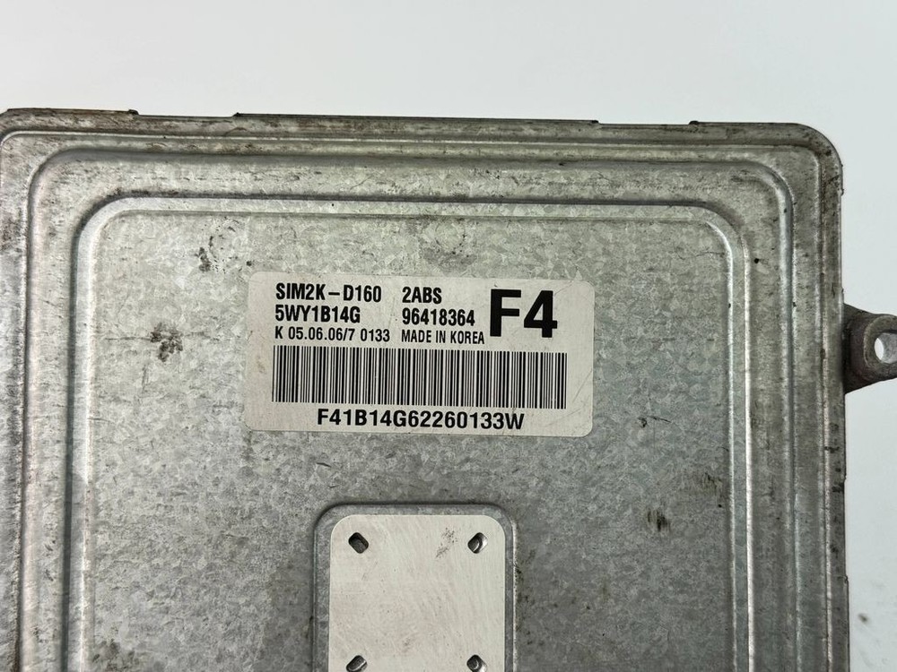 Chevrolet Epica 2006 Engine Control Module 96418364 kW BVV2845