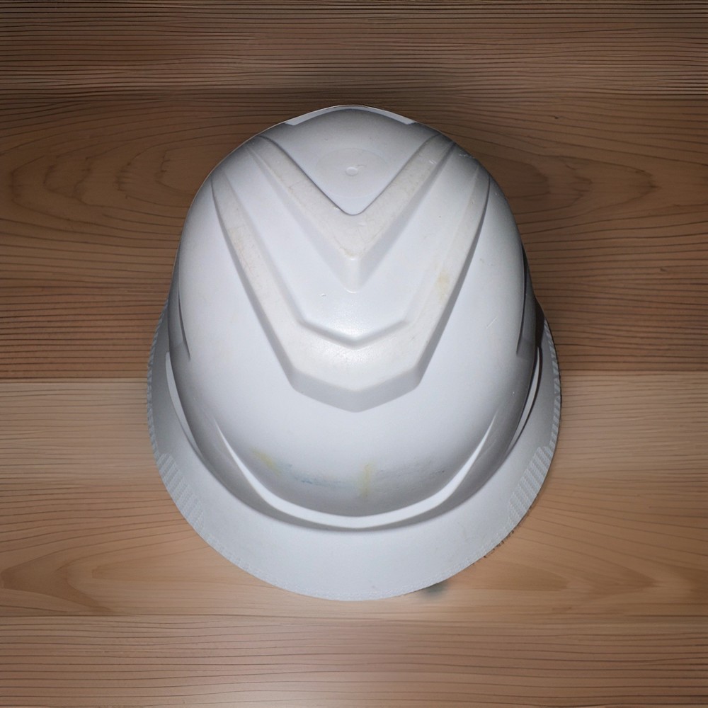 MSA V-Gard Full Brim Hard Hat, Type 1, Class E.