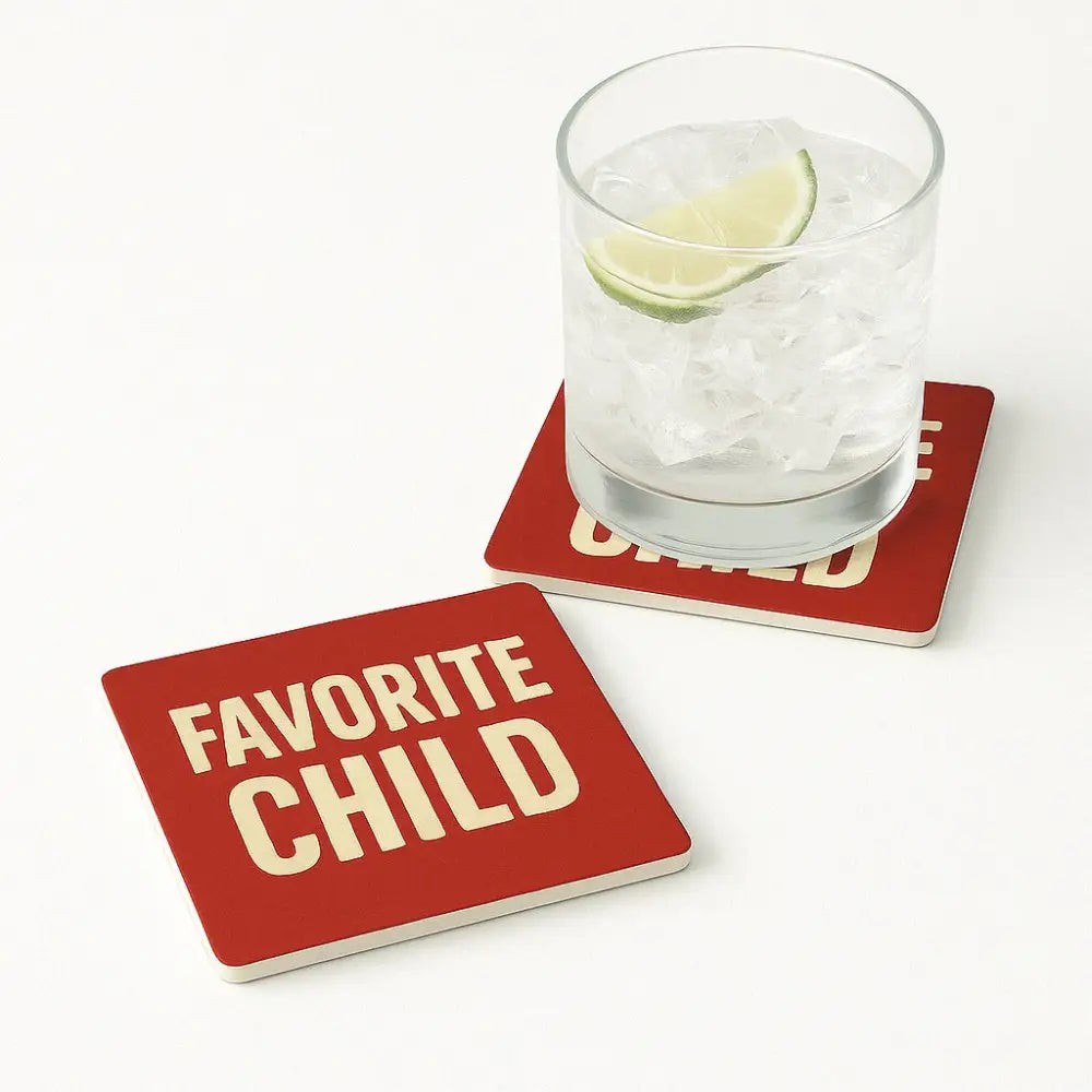Handmade Coaster: Official Since Birth