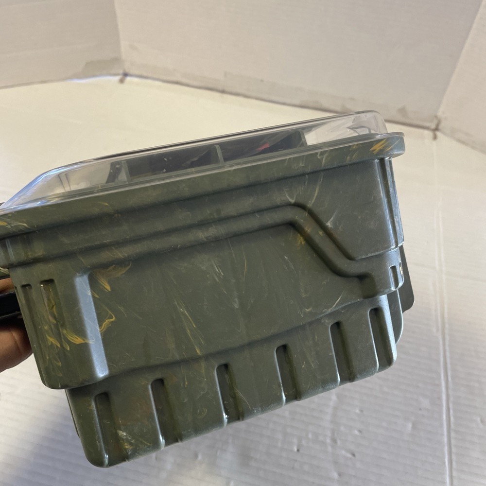 Plano Archery Camo Accessory Box w/ See Through Lid And Extras