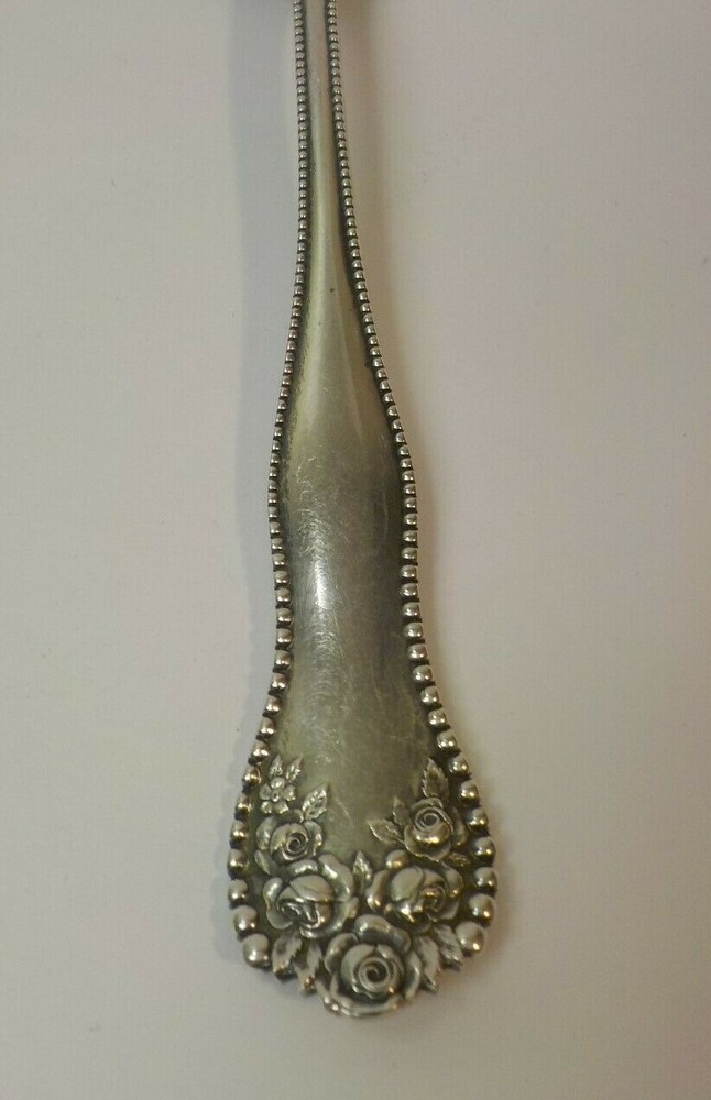 Gorham LANCASTER Sterling Silver 7.25" Cold Meat Fork, No Monograms