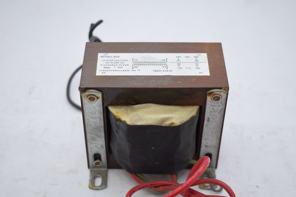 SQUARE D 9070EL3D9 Transformer Control 150Va 480V120V