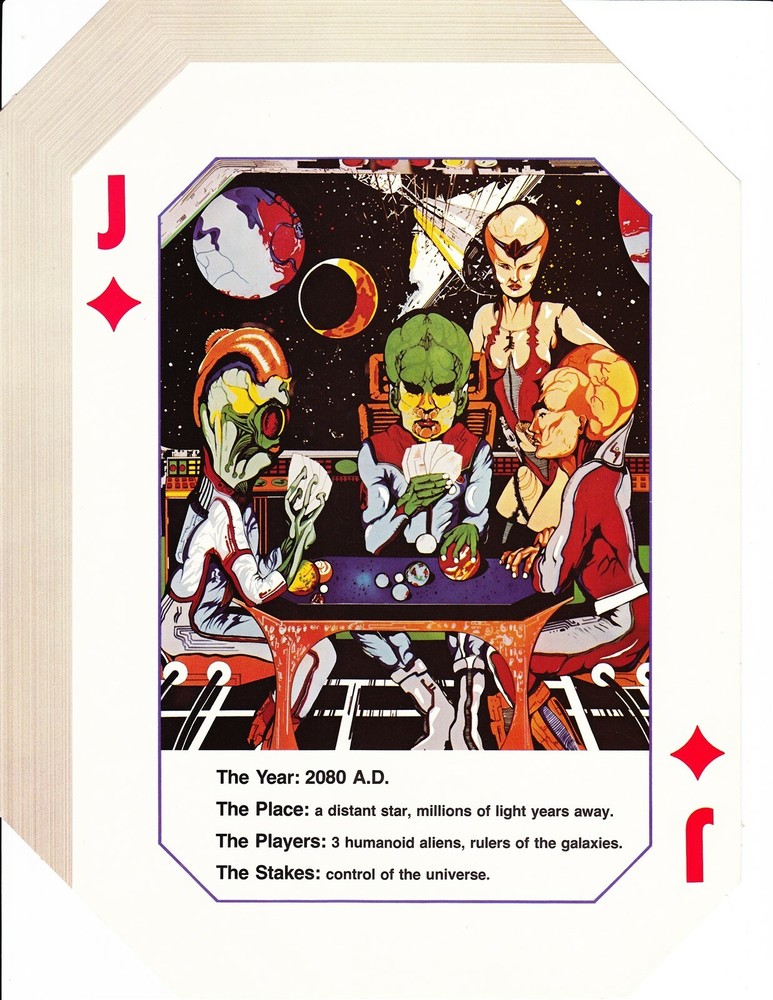 Alien Poker Williams Pinball Flyer Mint / Brochure / Ad