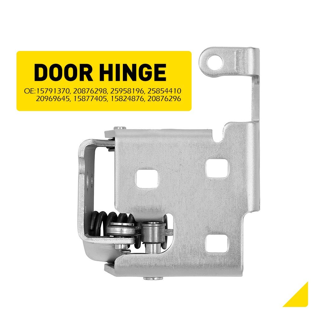 For Chevy Silverado 1500 Door Hinge 2007-2013 Driver Side Front Lower Chrome