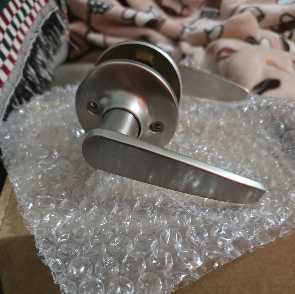 Design House 702092 Nickel Delavan Interior Passage Leverset