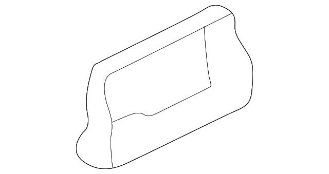 Genuine GM Headrest Cover Panel 16808595