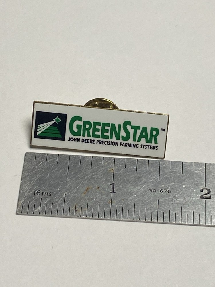 John Deere Greenstar Farming Systems Hat Lapel Pin