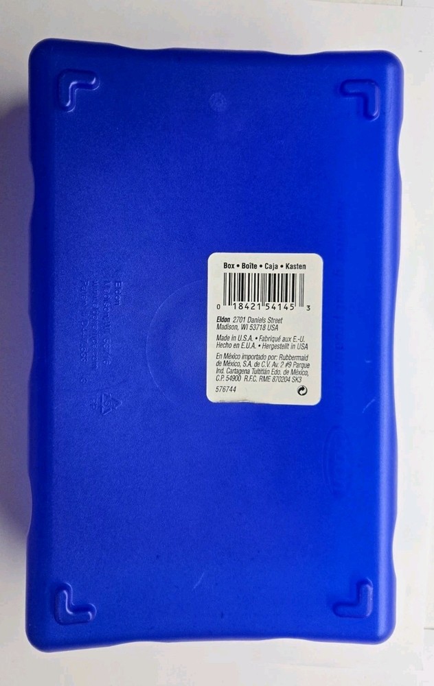 Spacemaker 2 Blue Striped Pencil Crayon Box
