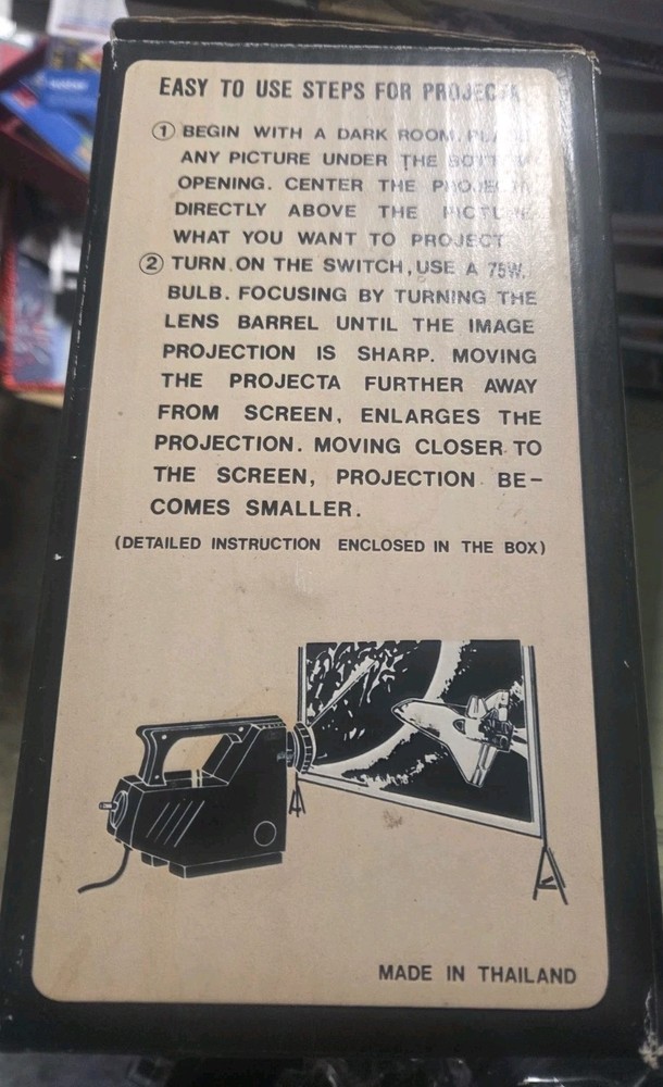 Vintage Projecta Scope PJ768 Image Magnifier