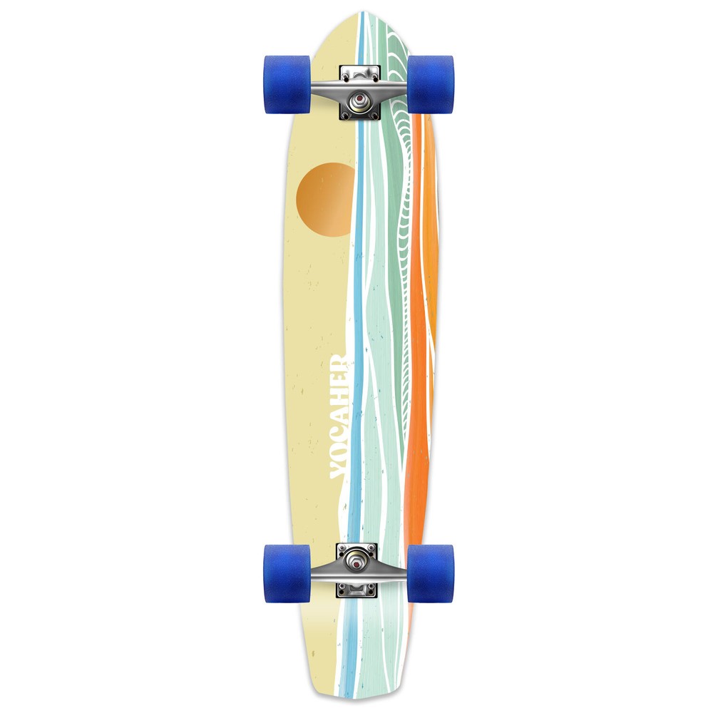 YOCAHER Longboard Complete - Earth Series - Horizon Day
