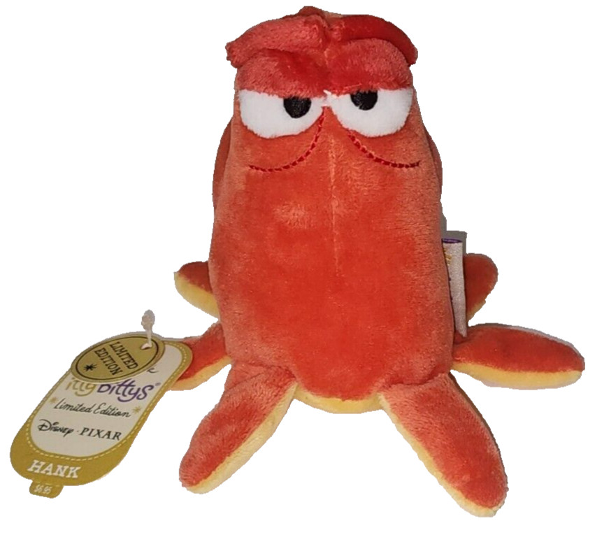Hallmark Itty Bittys Hank Octopus Ltd Ed Finding Nemo Dory Pixar Plush Toy NWT