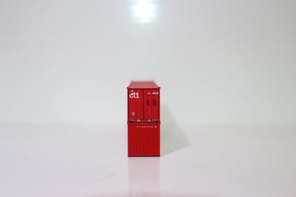 JTC 405602 N CTI 40' Standard Height Panel side Square Containers (2 PK)