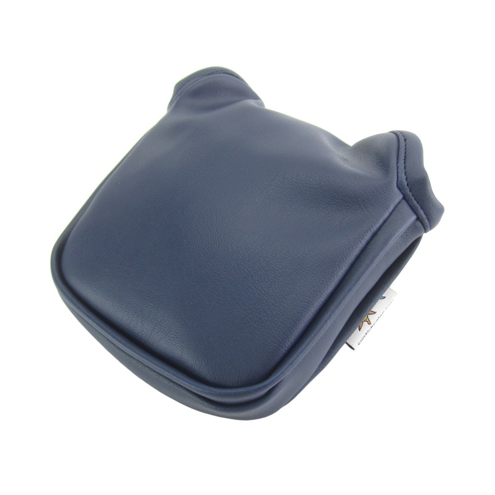Sunfish leather mallet putter golf headcover navy !
