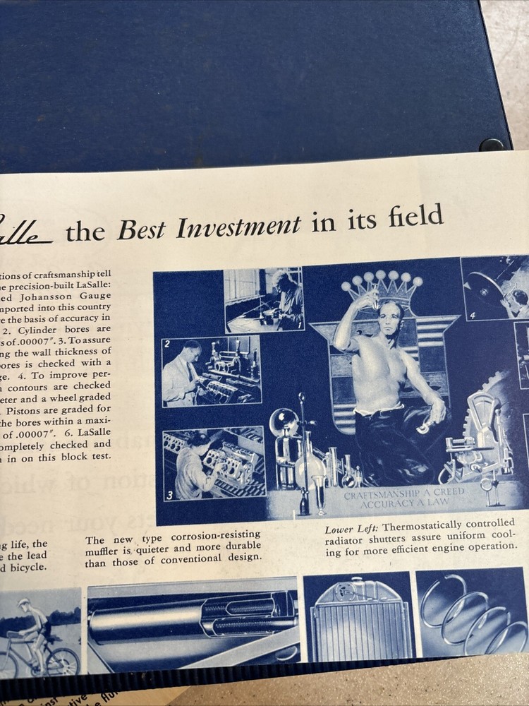 1938 La Salle Sales Brochure