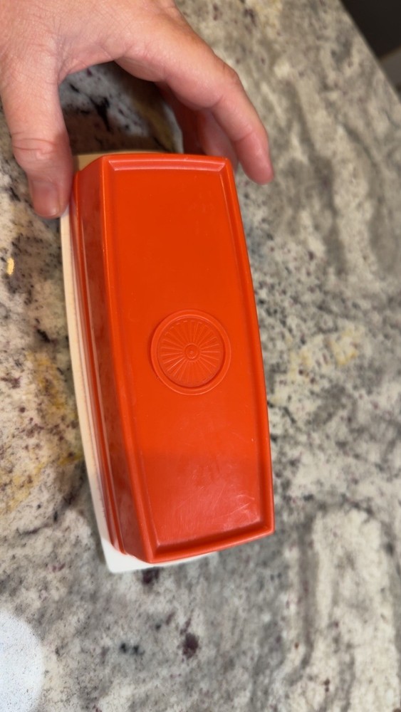 Tupperware Paprika Butter Dish