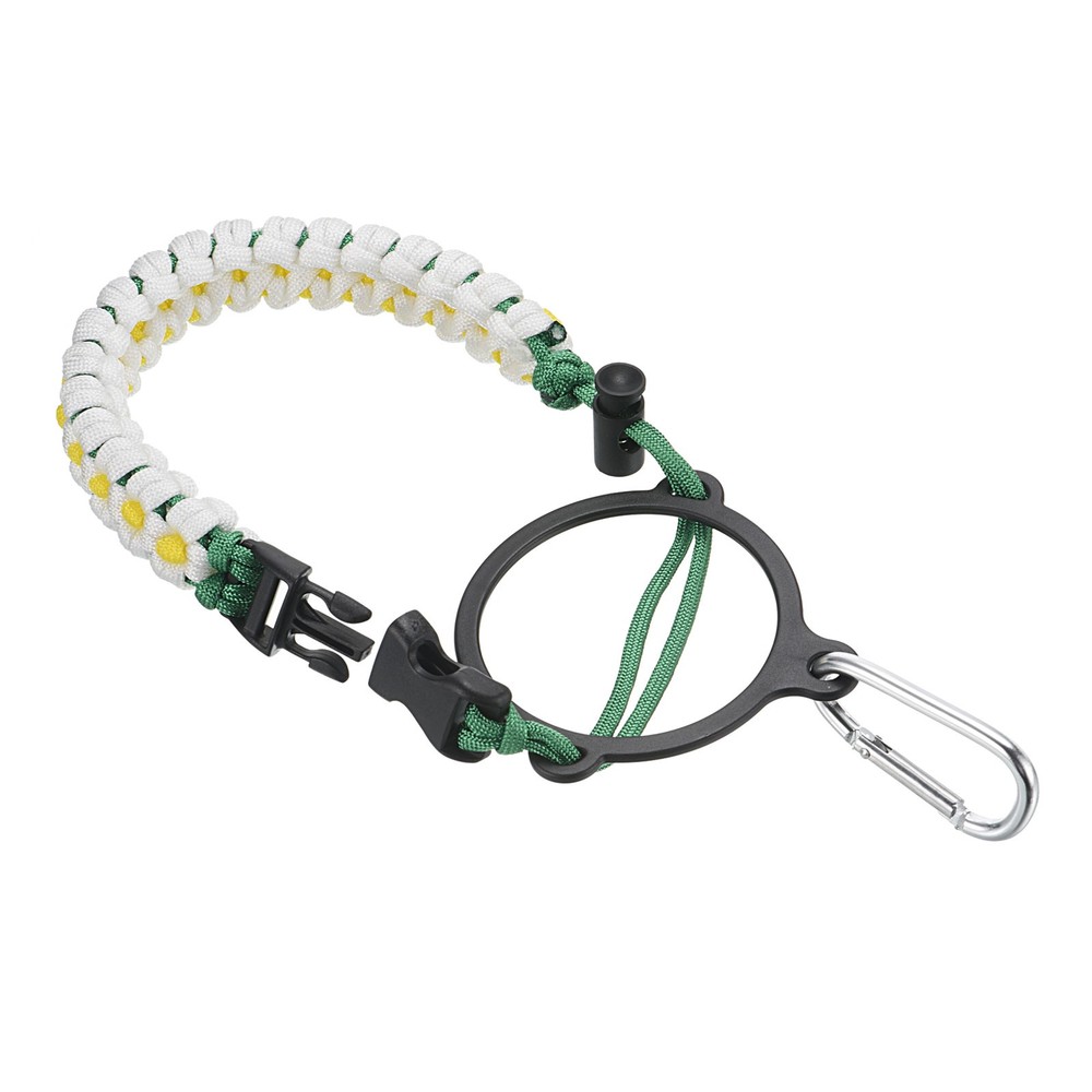 Water Bottle Holders Paracord Handle Strap Carrier White
