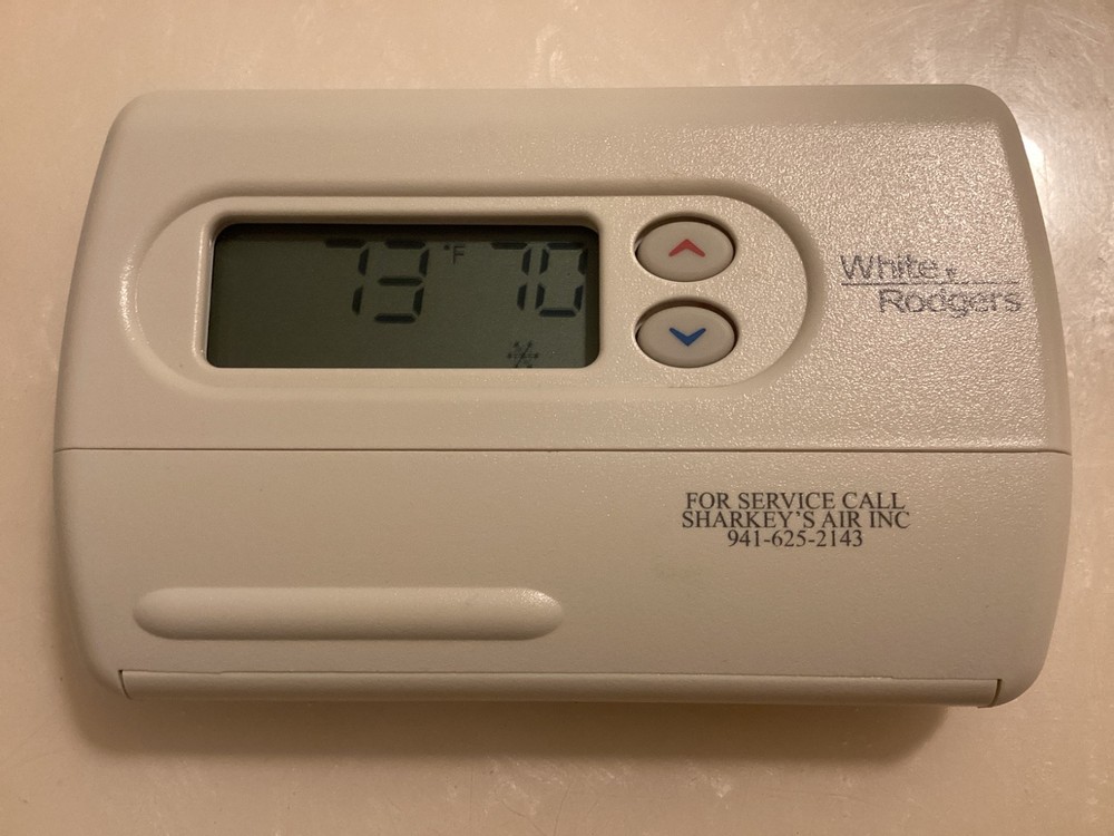 White-Rodgers 1F86344 Non-Programmable Thermostat - White