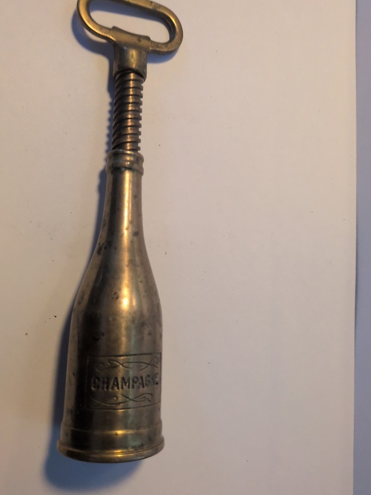 Vintage Brass Cork Puller For Champagne