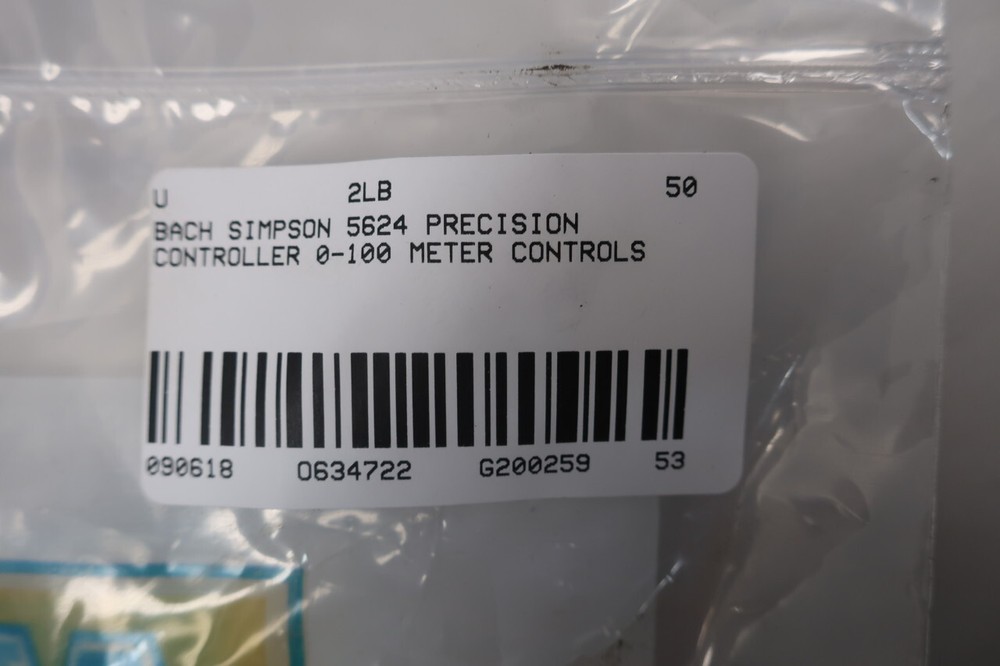 Bach Simpson 5624 Precision Controller Meter 0-100