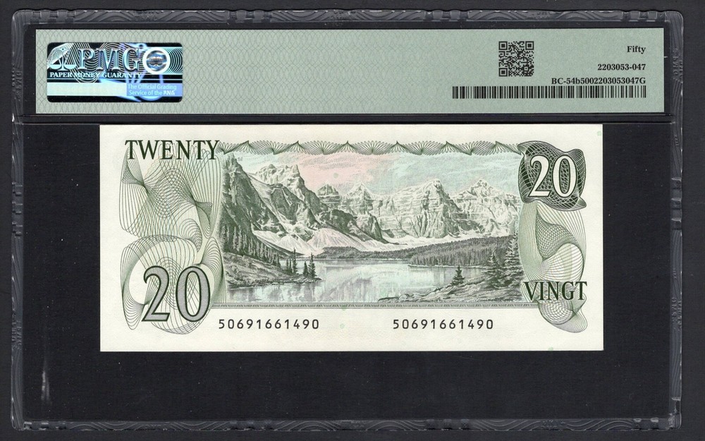 Canada 20 Dollars 1979 BC-54b About Uncirculated