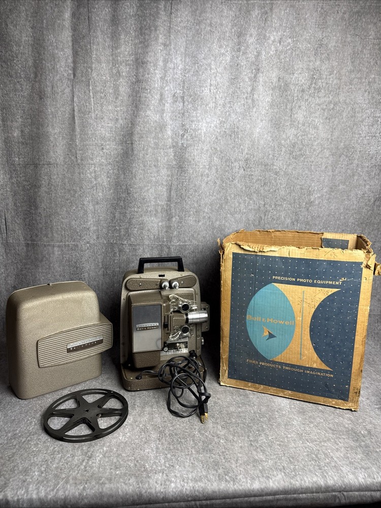 Bell Howell Autoload 8mm Projector Model 245 BA W/ Working Motor