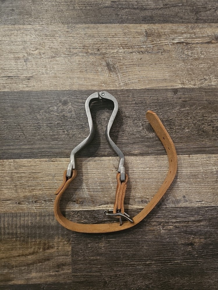 Leather Nutcracker Style Cribbing Strap