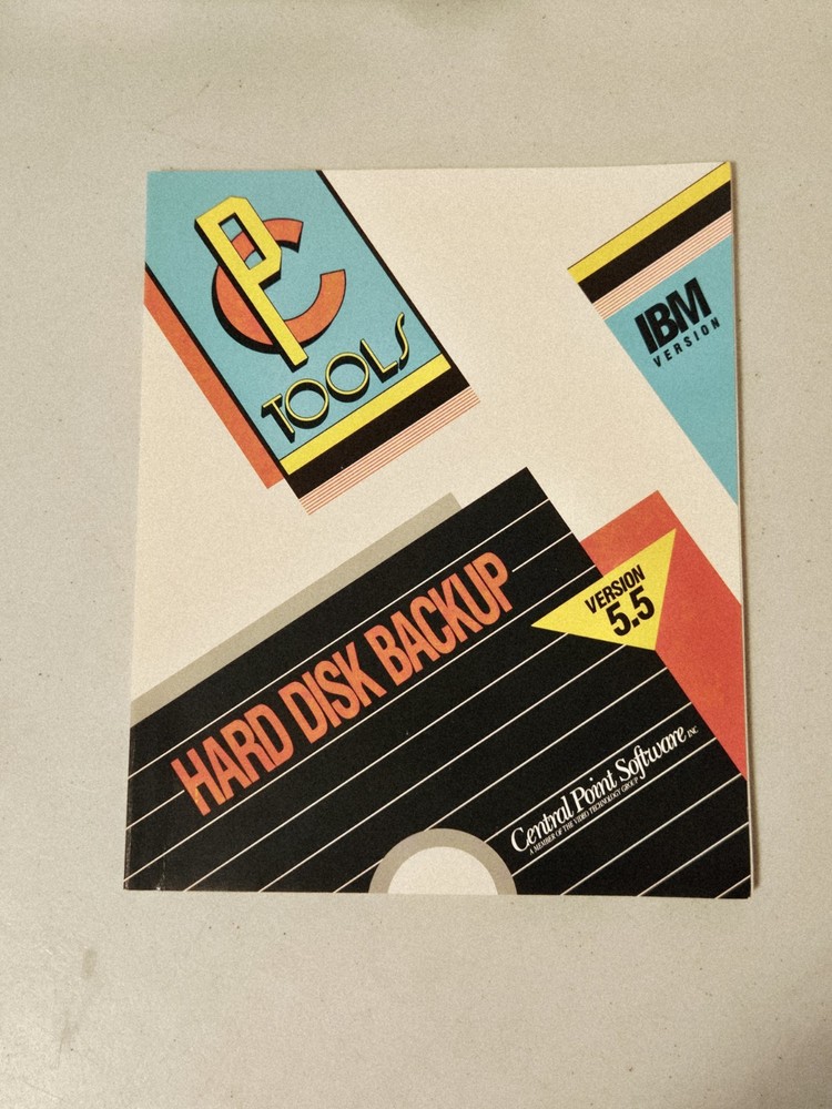 1989 Central Point PC Tools Deluxe Version 5.5 dBase, 123 Viewers, w/5¼" & 3½"