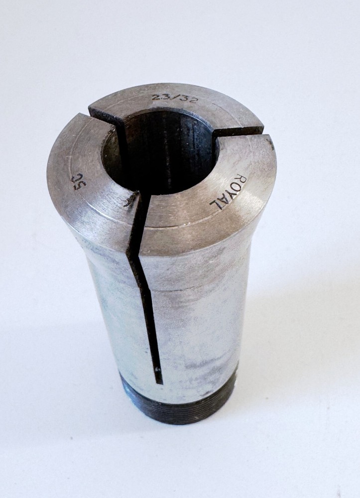 23/32" ROYAL 5C Round Collet External & Internal Threads .71875" USA