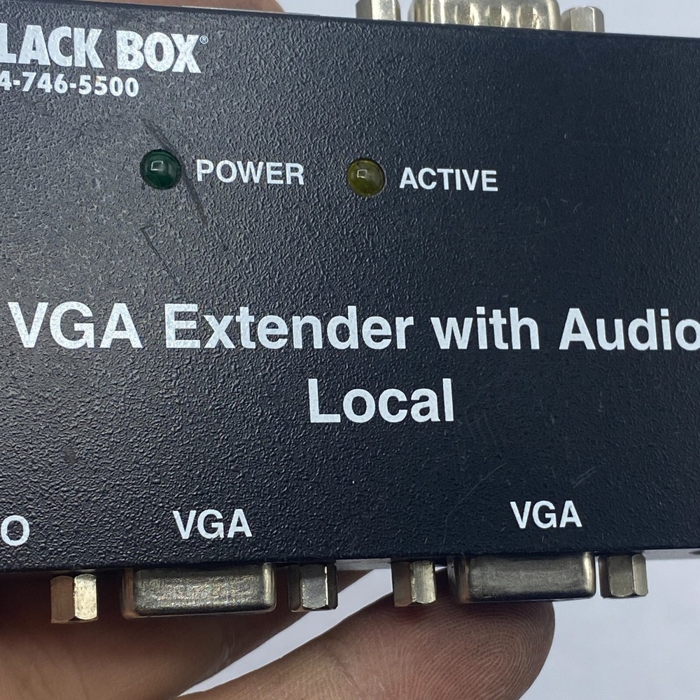 Black Box Remote Console Port VGA Extender with Audio - Local Unit ✅