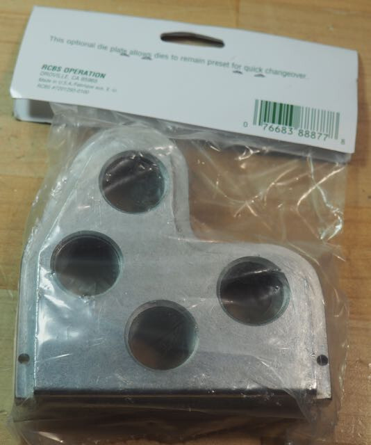 RCBS Pro 2000 Press Die Plate-(88877)-NOS-in package
