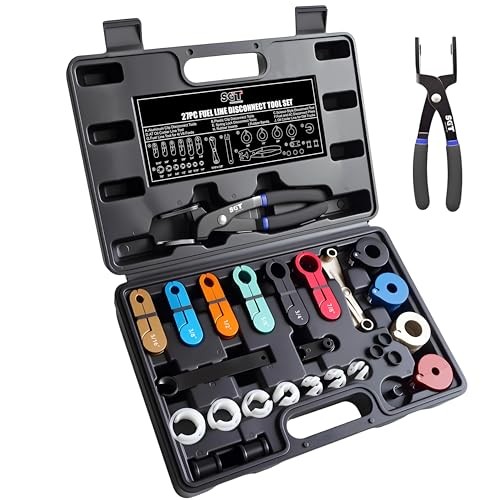 SGT 27pc Fuel Line Disconnect Tool Set,Master Quick Disconnect Tool Kit with