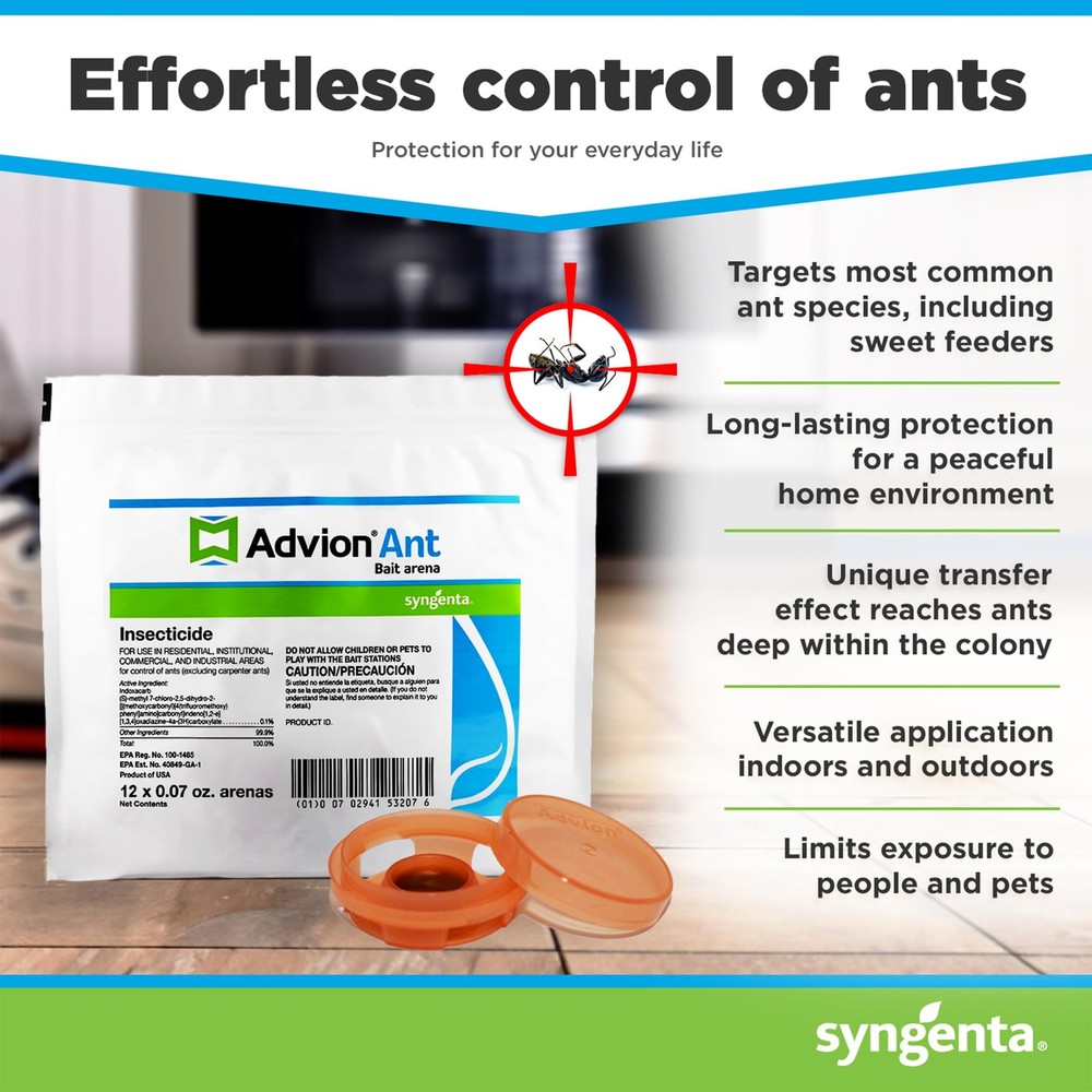 Advion Ant Bait Arena 12ct 12 count, White