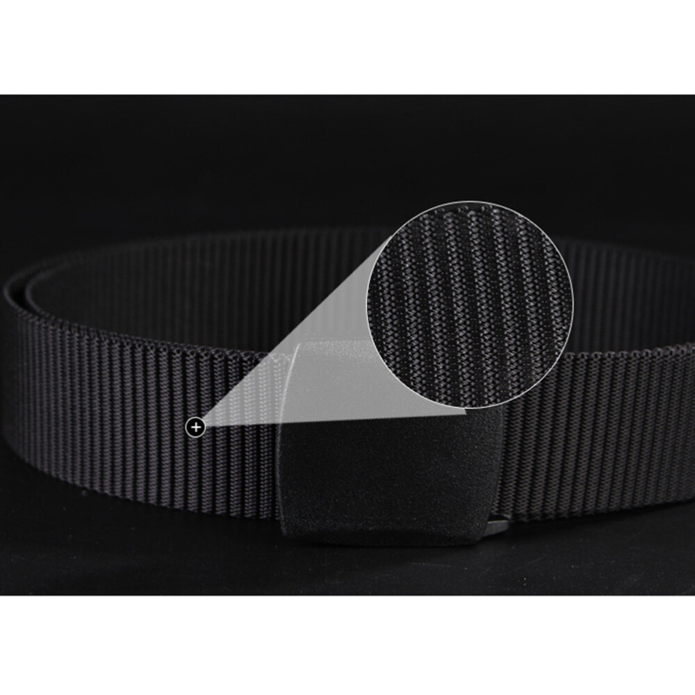 Nylon Belt for Man Airport-friendly Non-Metallic Automatic