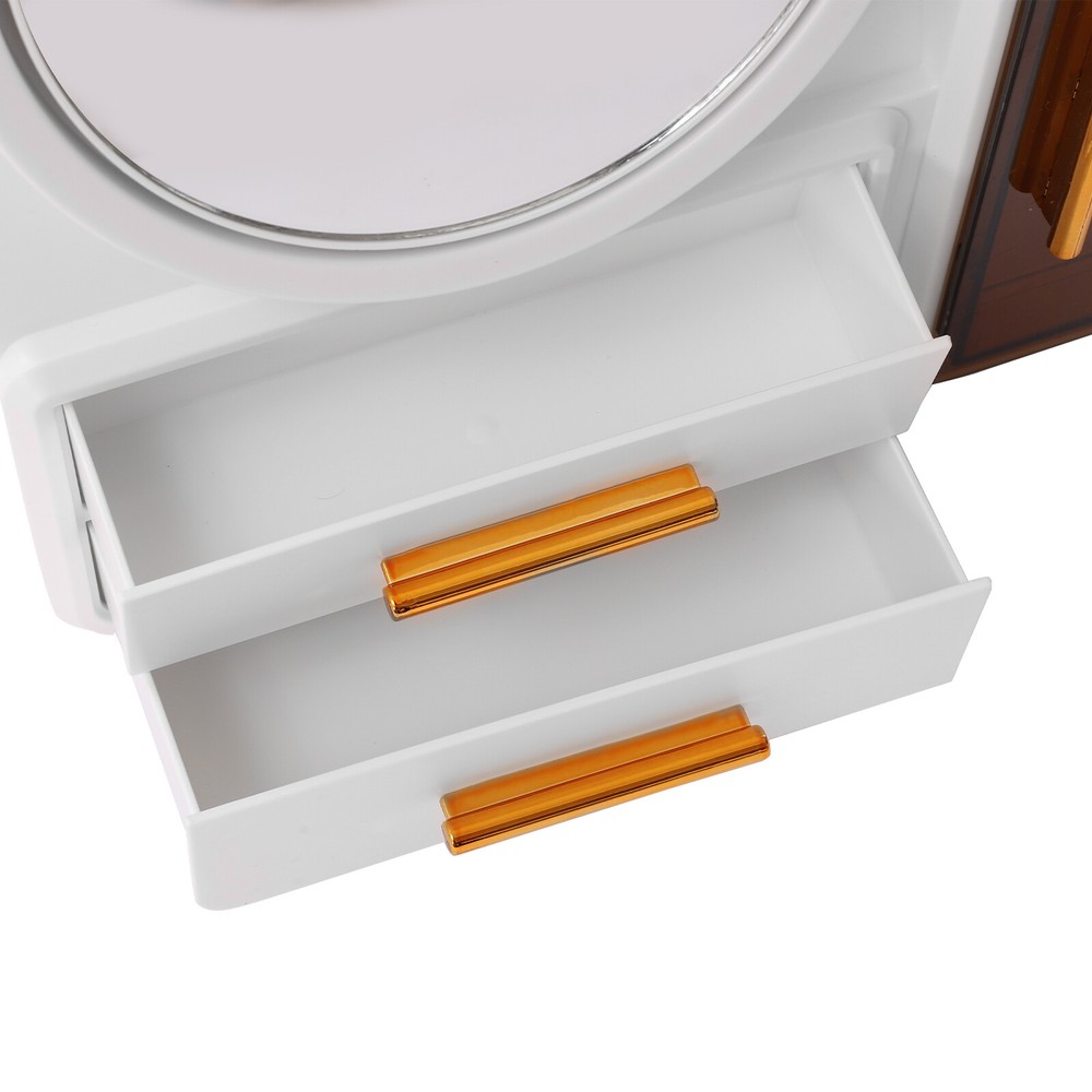 Combined Cosmetic Large Capacity Storage Box Multi Function With USB LED Light