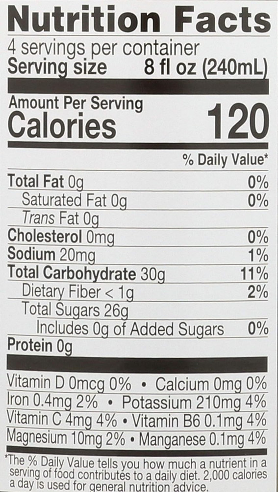 Organic Pure Apple Juice 32 oz Cold Pressed