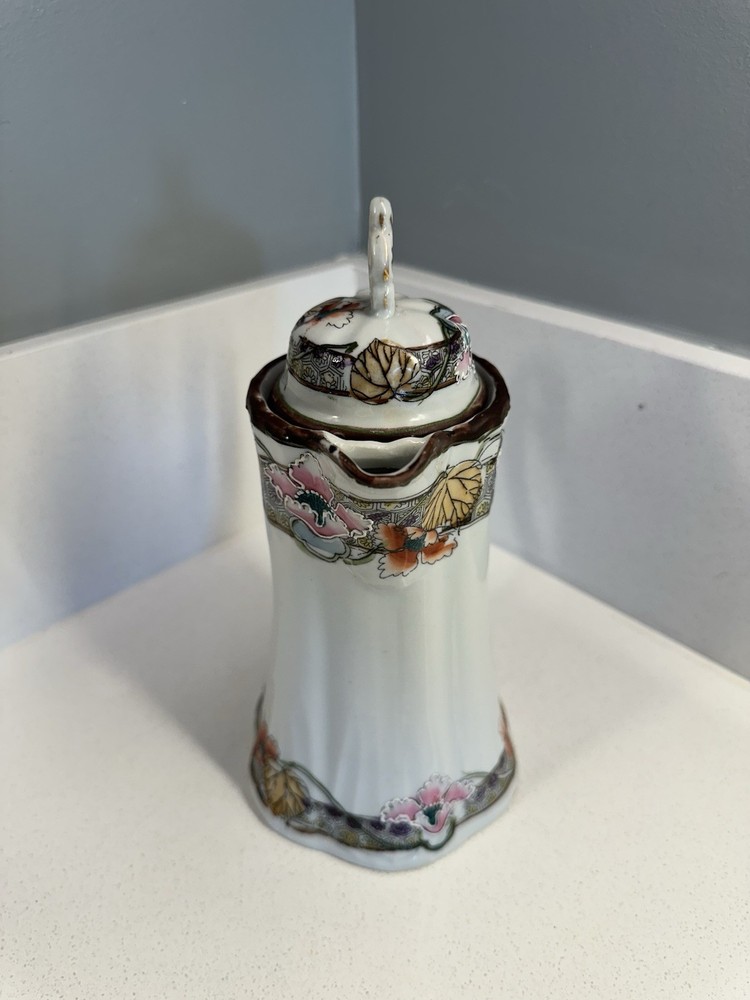 antique Nippon Pot Hand painted