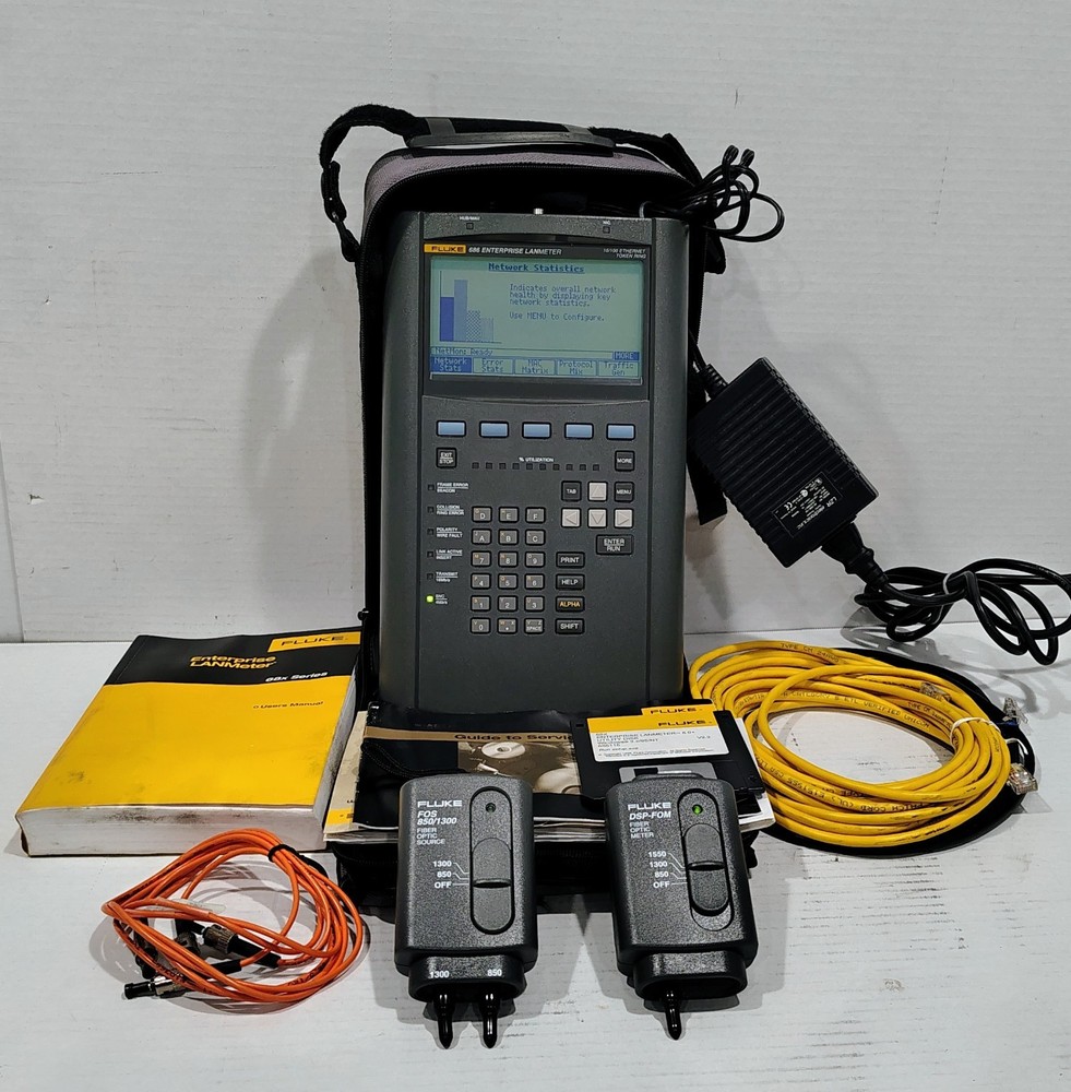 FLUKE 686 Enterprise LANMeter Handheld Network Diagnostic Tool 10/100 Ethernet