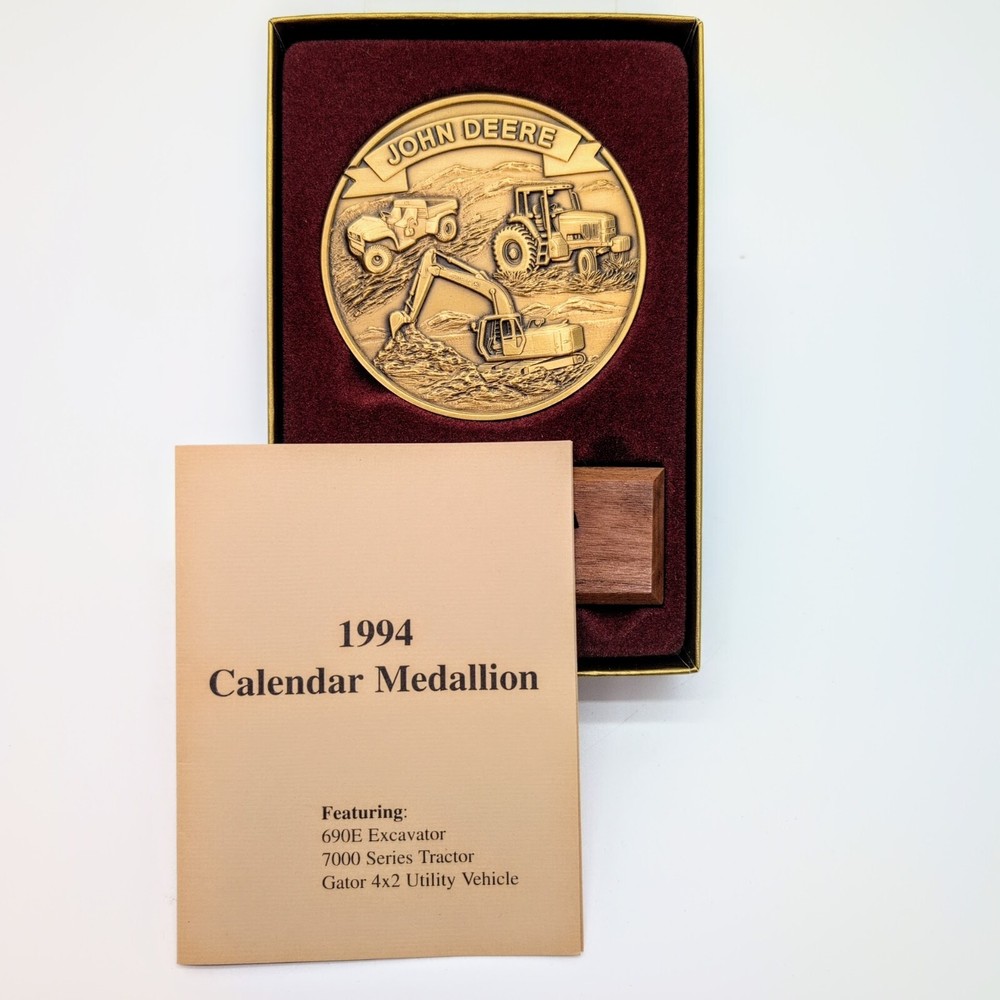 John Deere 1994 Calendar Medallion