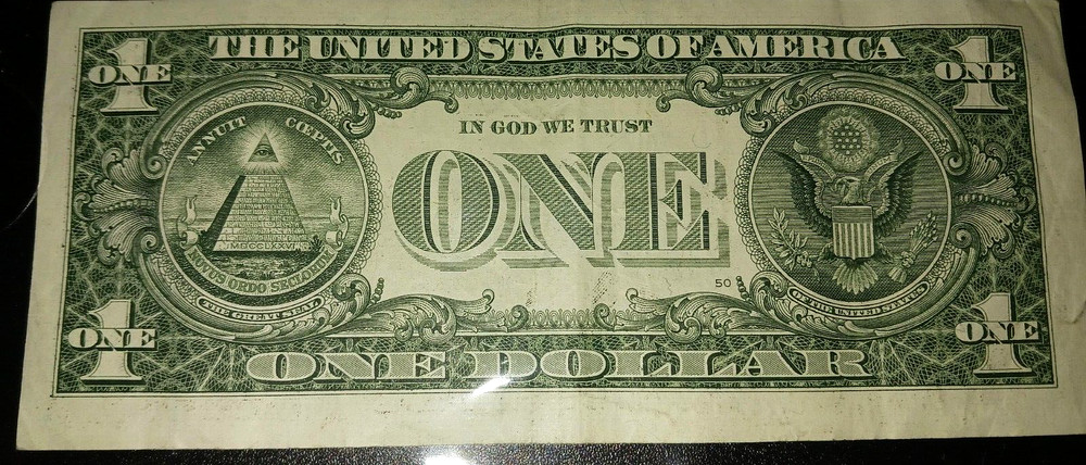 2017 $1 dollar 2 ERRORS misaligned Treasury Shield & misaligned miscut error VF