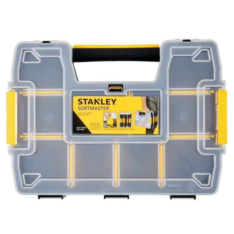 Stanley SortMaster 8.5in. W X 2.9in. H Storage Organizer Plastic 8 compartments