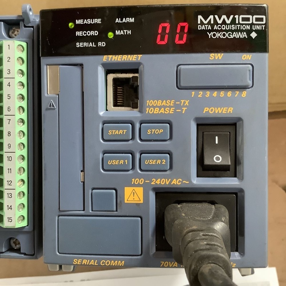 YOKOGAWA MW100-J-1M Data Acquisition Unit