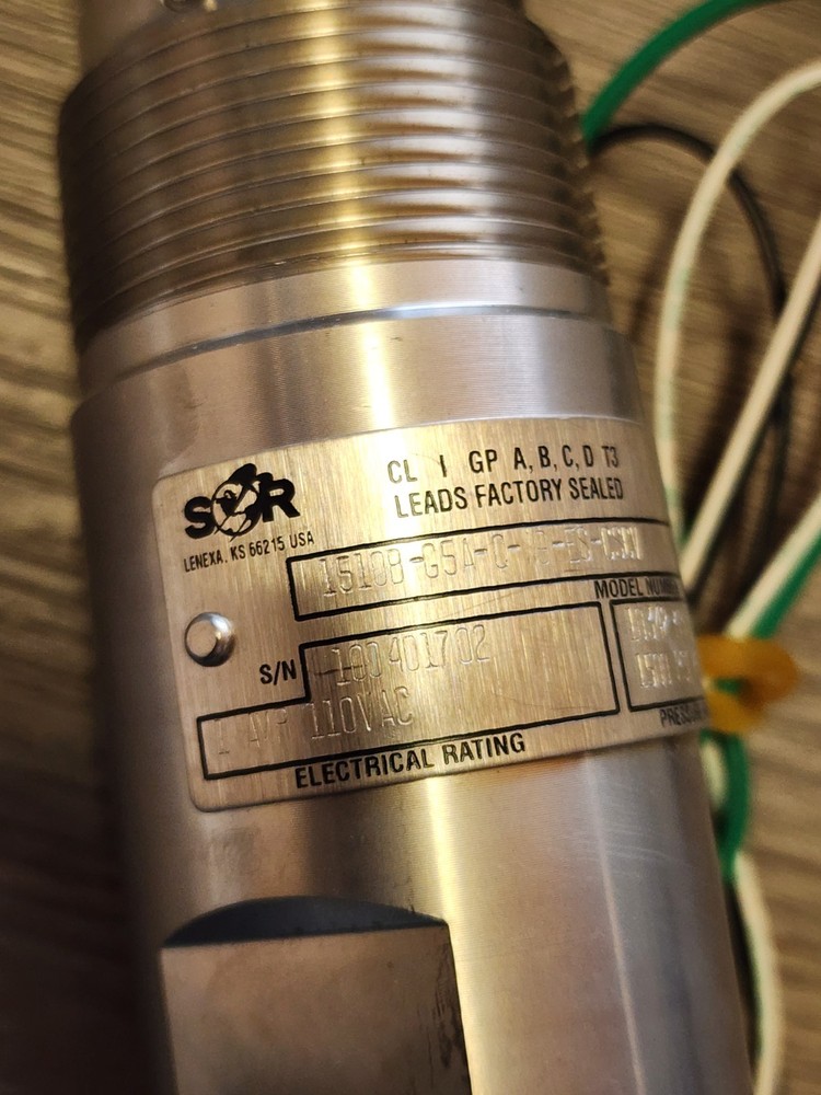 SOR Level Switch 1510B-G5A-C-W9-ES-CSCV Float Level Switch 110v